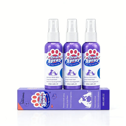 🔥Hot Sales 50% OFF🔥🔥 Pet Dental Care Spray – Fresh Breath & Easy Oral Care for Dogs & Cats 🐶🐱-CU