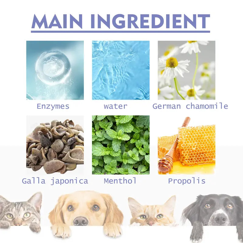 🔥Hot Sales 50% OFF🔥🔥 Pet Dental Care Spray – Fresh Breath & Easy Oral Care for Dogs & Cats 🐶🐱-CU