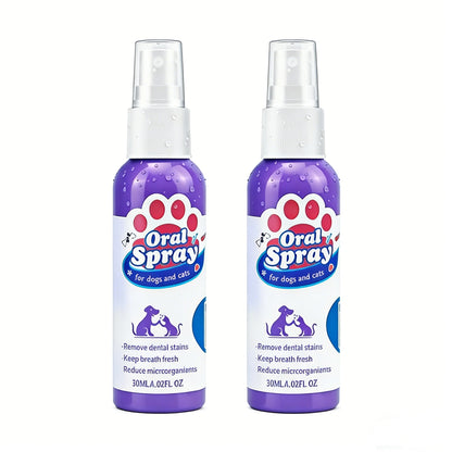 🔥Hot Sales 50% OFF🔥🔥 Pet Dental Care Spray – Fresh Breath & Easy Oral Care for Dogs & Cats 🐶🐱-CU