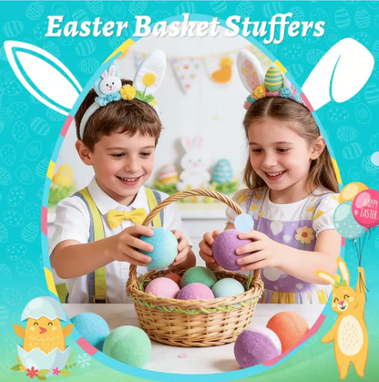 🔥2026 New Upgrade - 🛁 Natural Bath Bombs for Kids with Mega Bubbles & Surprise Inside 🥚✨