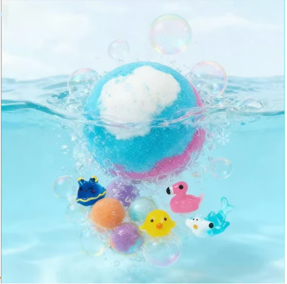 🔥2026 New Upgrade - 🛁 Natural Bath Bombs for Kids with Mega Bubbles & Surprise Inside 🥚✨