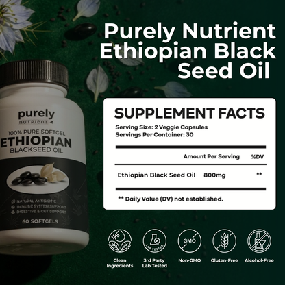 PURELYNUTRIENT ETHIOPIANBLACK SEED OIL