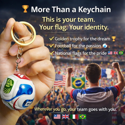 🔥Last Day 50% OFF⚽🏆 2026 Soccer Ball Keychain