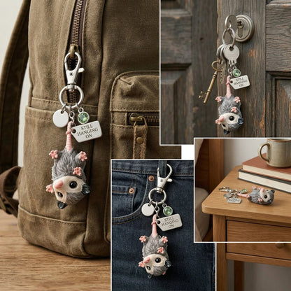 🔥🎉 Flash Drop 🛒 – 50% off 🔥 first 50 orders 🎟️ – go go go! 🚀 💥⚡🎁🐁 A Little Opossum 🐾 for You 💖 – "Still Hanging On" 🧸🔗 Keychain 📿 + Sentiment Card 🃏 | Cute 🍬 Encouragement 💪 Gift 🎁✨