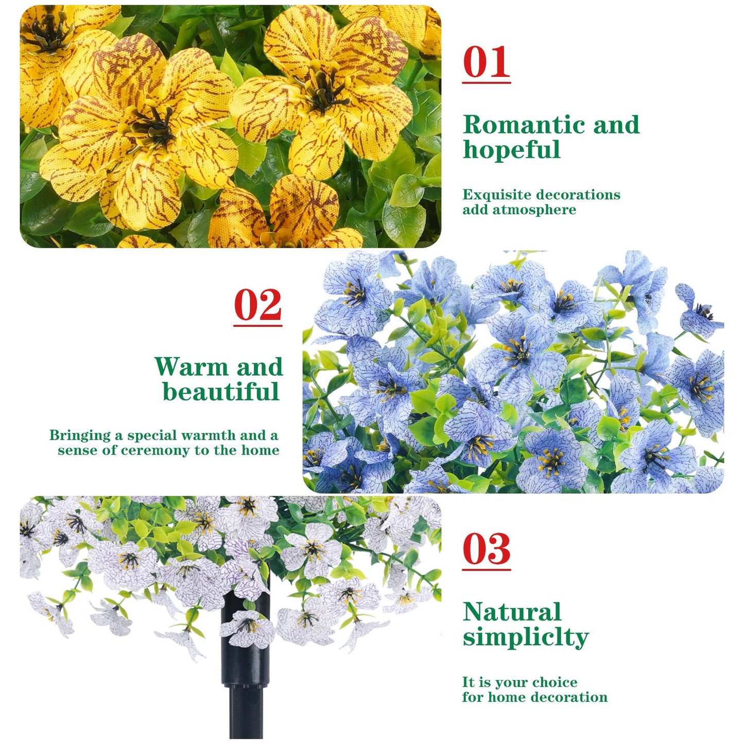 🌺Mother's Day 49% OFF🌱Outdoor/Indoor UV Resistant & Waterproof Artificial Flower Decor
