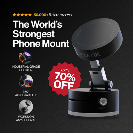 🔥Flash Sale ⚡ 40% off first 100 orders 🏷️🔧 HyperMount Vacuum Mount 💪 – Offer LP4 | Gen 2 🔄 – Reliable Locking Suction Cup Mount 🧲🔒 ✅
